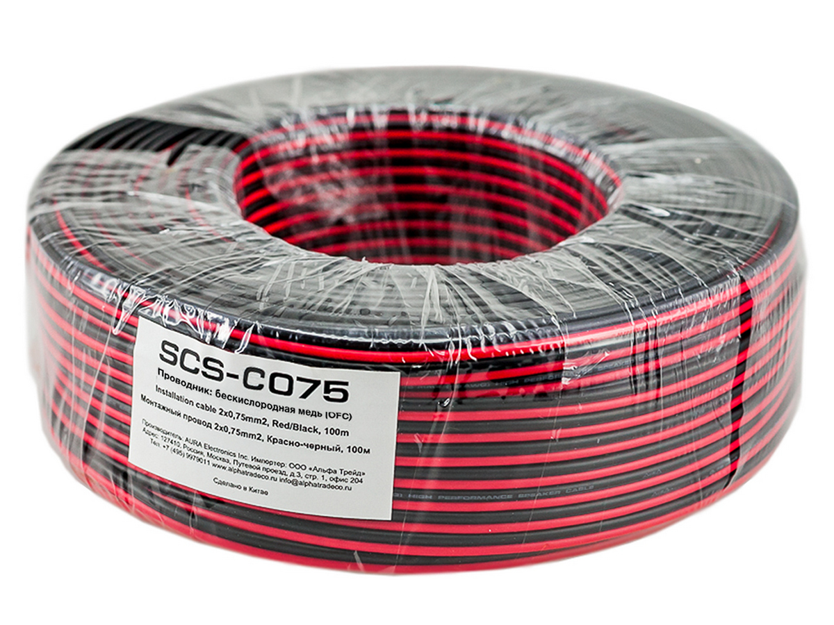 Монтажный кабель Aura SCS-C075 (1б-100м) (1м) - фото