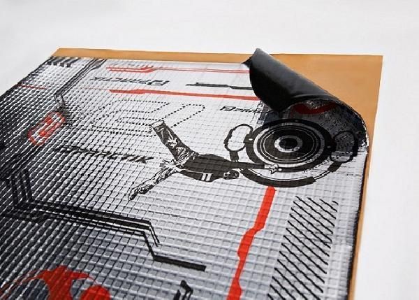 Вибродемпфирующий материал Шумофф Practik 4.0 1л-0.46x0.75 (1уп-7л) (1л) - фото